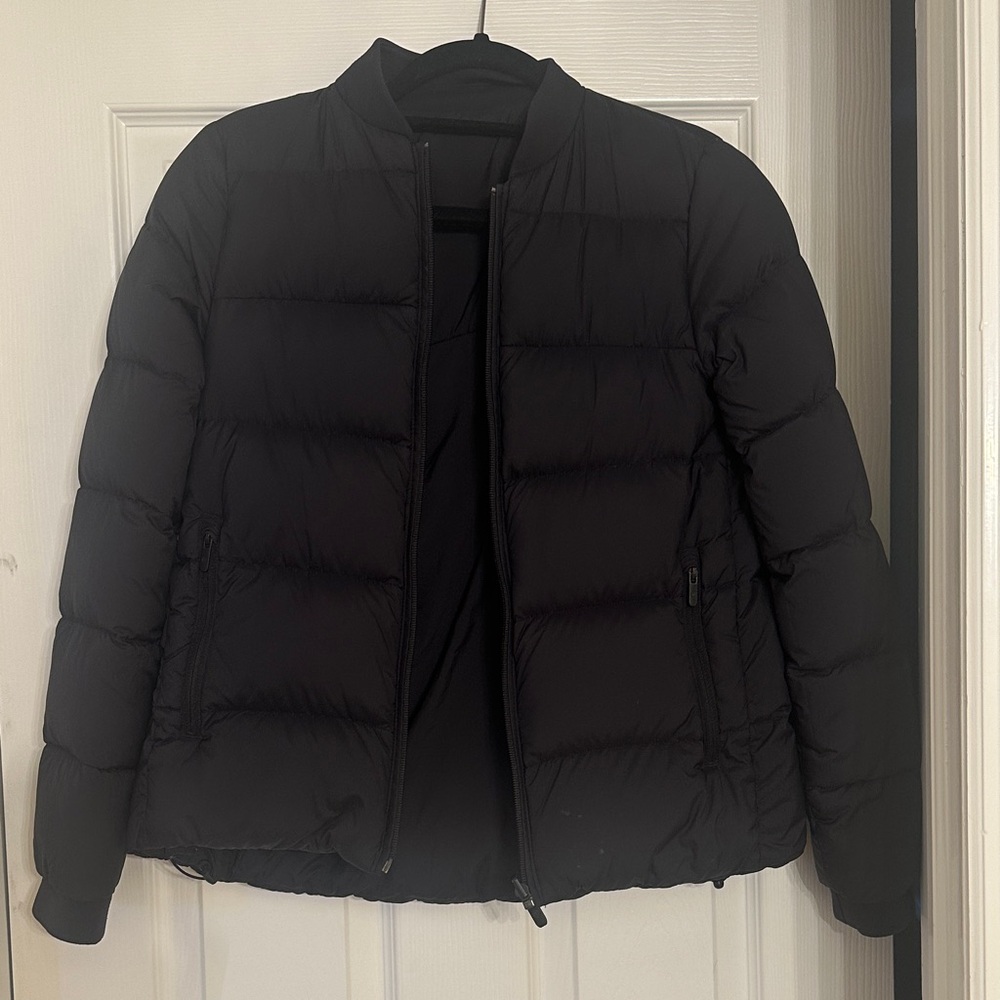 lululemon athletica Black Quilted Reversible Puffer Jacket